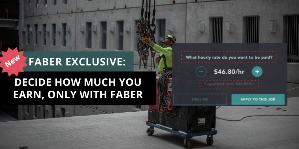 decide how much you earn in construction with faber